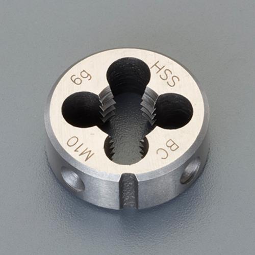 ESCO（エスコ） M10x 1.5/ 25mm 丸ダイス(並目/HSS) EA829JG-10