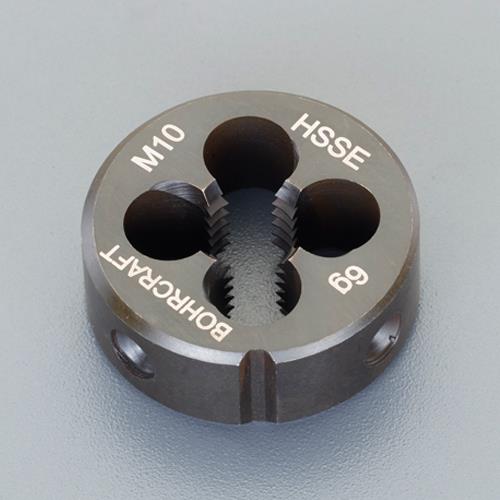 ESCO（エスコ） M12x1.75/ 38mm 丸ダイス(並目/Co-HSS) EA829JJ-12