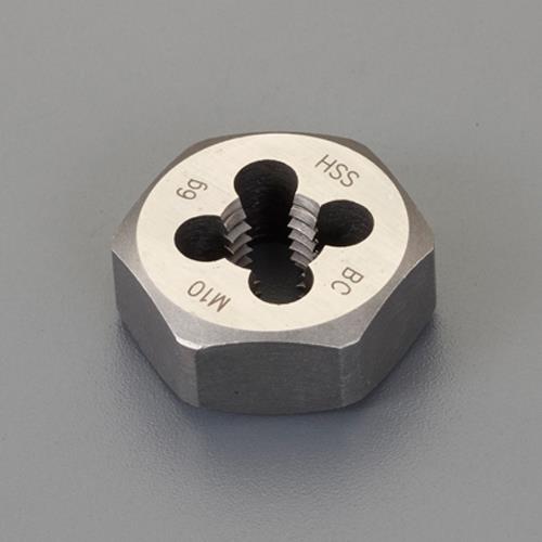 ESCO（エスコ） Ｍ５x0.8 /19mm 六角ダイス(並目/HSS) EA829JL-5
