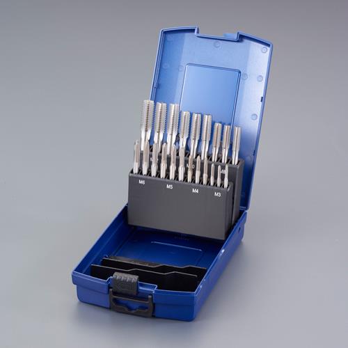 ESCO（エスコ） M3-M12/21本組 タップセット(HSS/ISO) EA829J