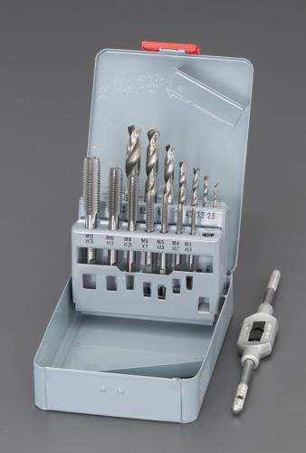 ESCO（エスコ） M 3-M12 タップドリルセット EA829VW-1