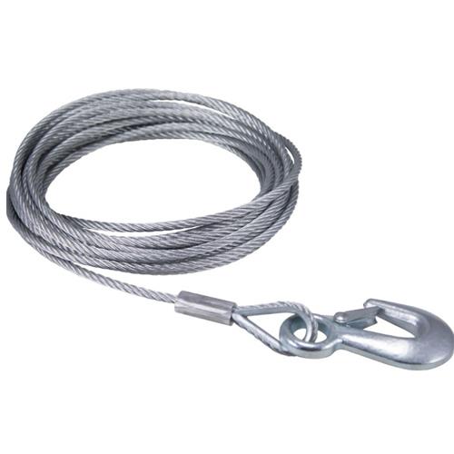 ESCO（エスコ） 5.5mmx 7.5m ワイヤー(ﾌｯｸ付) EA840DB-7