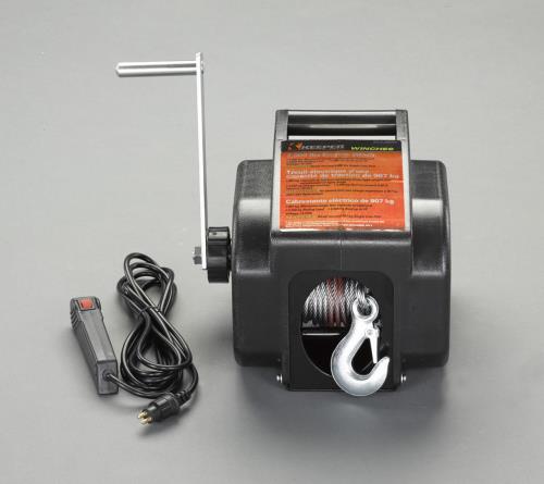 ESCO（エスコ） DC12V/ 907kg 電動ウィンチ(直流) EA840DK-32