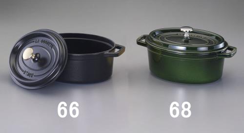 ESCO（エスコ） 230mm/2.35L 両手鍋(ﾌﾞﾗｯｸ) EA913VM-66