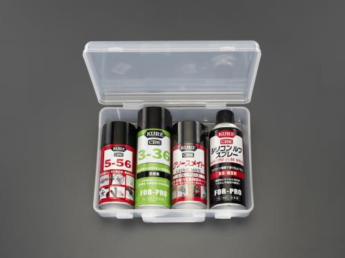 呉工業（KURE） ４本組 防錆潤滑スプレーセット(ｹｰｽ入) EA920KS