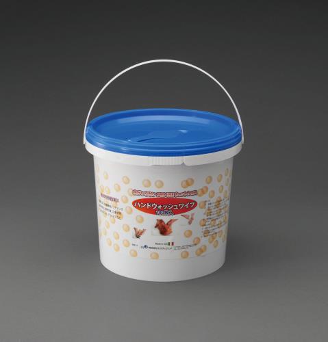 ESCO（エスコ） 260x270mm ウェットタオル(洗剤付/100枚) EA922HA-11