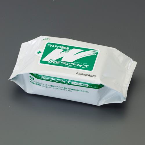 ESCO（エスコ） 140x200mm 高機能ｳｪｯﾄﾀｵﾙ(ﾌﾟﾗｽﾁｯｸ用/50枚) EA922HA-76