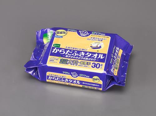 日本製紙クレシア（CRECiA） 400x300mm からだふきタオル(30枚) 80804