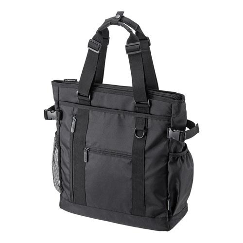 サンワサプライ 380x125x400mm ビジネスバッグ(ﾘｭｯｸ兼用) BAG-BT3BK