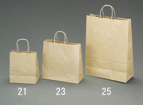 ESCO（エスコ） 380x150x500mm 紙袋(無地/50枚) EA927SA-25