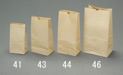 ESCO（エスコ） 180x105x350mm 紙袋(無地/100枚) EA927SA-45