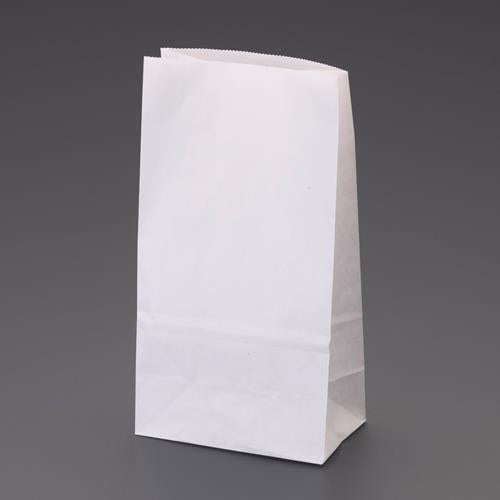 ESCO（エスコ） 120x 70x220mm 紙袋(白/無地/100枚) EA927SB-81