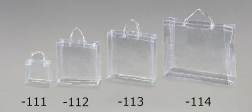 ESCO（エスコ） 400x120x400mm トートバッグ(透明/大) EA927SF-113