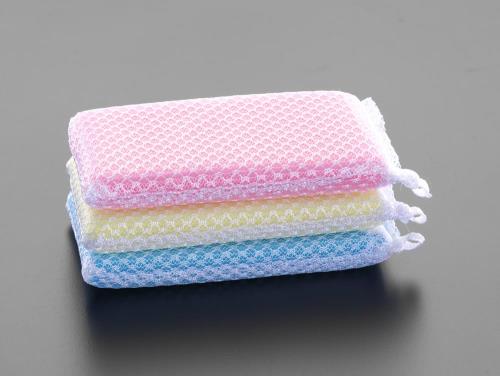 ESCO（エスコ） 85x145x20mm ネット入スポンジ(3個) EA928AG-56