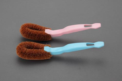 ESCO（エスコ） 215mm 柄付たわし(ﾊﾟｰﾑ/2本) EA928CB-6