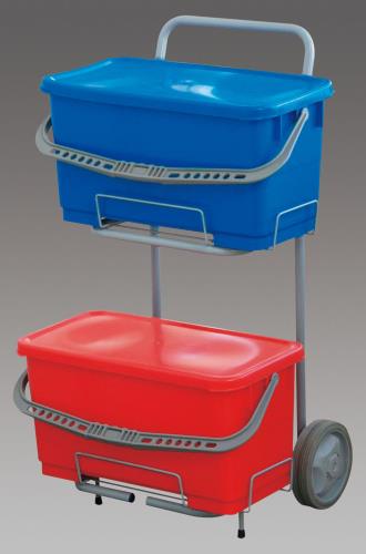 山崎産業（CONDOR） 560x450x 930mm 清掃用カート CA661-000X-MB