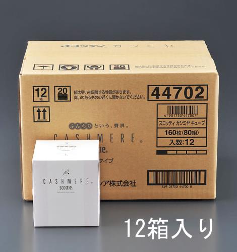 日本製紙クレシア（CRECiA） カシミヤティッシュペーパー(ｽｺｯﾃｨ/12箱) 44708