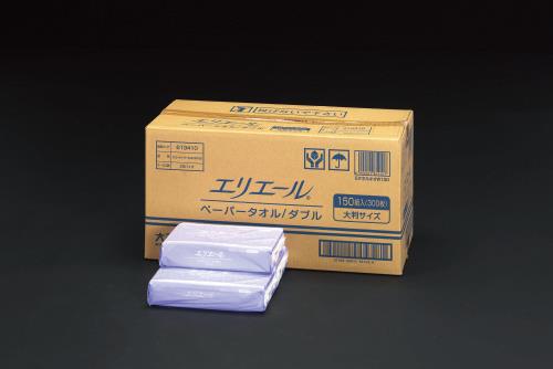 ESCO（エスコ） 230x248mm ペーパータオル(25ﾊﾟｯｸ/1箱) EA929AE-10B