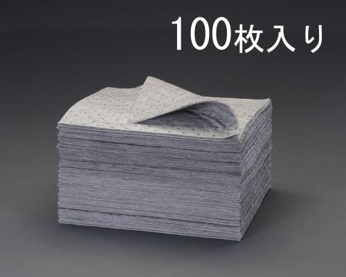 ESCO（エスコ） 380x480x2mm 吸収パッド(油･液体用/100枚) EA929DC-100