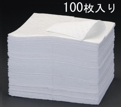 ESCO（エスコ） 410x460x4mm 油吸着マット(水分離型/100枚) EA929DE-4