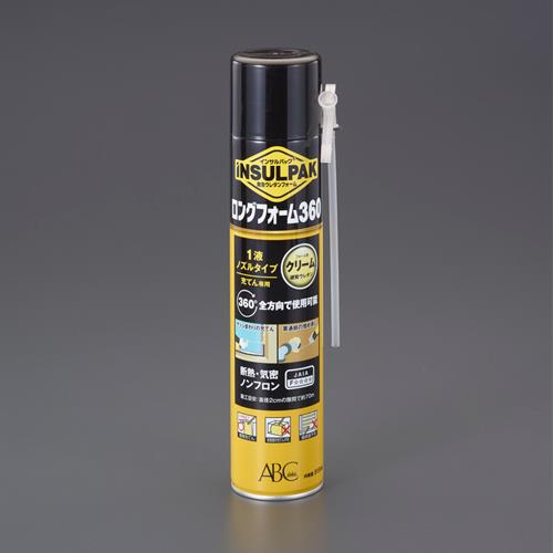 エービーシー商会 515ml  発泡ウレタンﾌｫｰﾑ(一液性/ｸﾘｰﾑ色) LF360