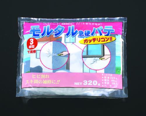 ESCO（エスコ） 320g 急速硬化モルタルパテ EA934KB-38