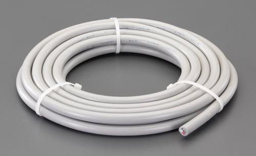 ESCO（エスコ） 1.25mm2x50m/4芯 ﾋﾞﾆｰﾙｷｬﾌﾞﾀｲﾔｹｰﾌﾞﾙ EA940AG-668C