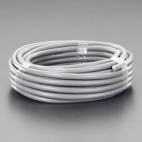 ESCO（エスコ） 300V/12A/ 50m ﾋﾞﾆｰﾙｷｬﾌﾞﾀｲﾔｹｰﾌﾞﾙ(黒) EA940AG-7