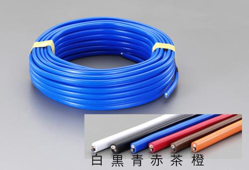ESCO（エスコ） 1.6mmx2心/600V18A ＶＡケーブル(50m/黒) EA940AV-303