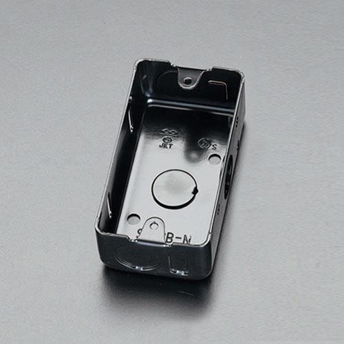 ESCO（エスコ） 20mm穴 スイッチボックス(1個用) EA940CR-1