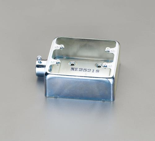 ESCO（エスコ） Ｅ１９ 露出スイッチボックス(1方出/2個用) EA940CS-3