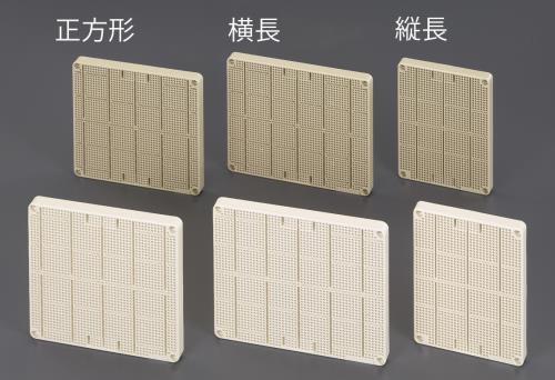 未来工業 120x120x15mm 取付自在板(ﾎﾜｲﾄ) BPF-1212M