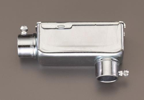 ESCO（エスコ） Ｅ１９ ねじ無しユニバーサル(L型2方) EA940CS-44