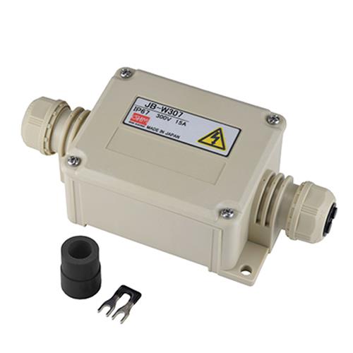 ESCO（エスコ） 7極(300V/15A) 端子台付中継ﾎﾞｯｸｽ(ﾍﾞｰｼﾞｭ) EA940CY-7J