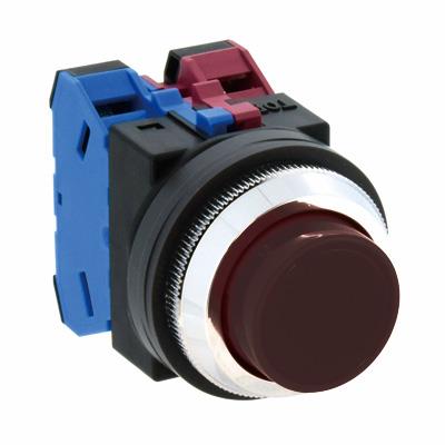 IDEC（アイデック） 1a-1b/30mm 押しボタンスイッチ(突型/黒) ABN211B