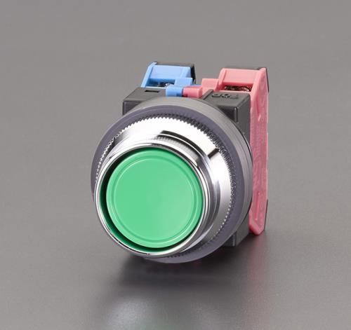 IDEC（アイデック） 1a-1b/30mm 押しﾎﾞﾀﾝｽｲｯﾁ(突型ﾌﾙｶﾞｰﾄﾞ/緑) ABN2F11G