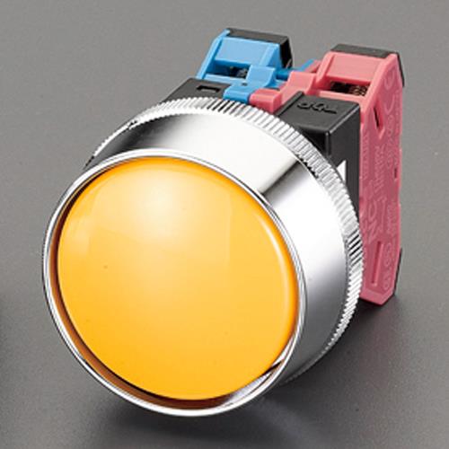 IDEC（アイデック） 1a-1b/30mm 押しﾎﾞﾀﾝｽｨｯﾁ(大型ﾌﾙｶﾞｰﾄﾞ/黄) ABN3G11Y