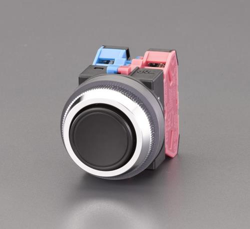 IDEC（アイデック） 1a-2b/30mm 押しﾎﾞﾀﾝｽｲｯﾁ(ｵﾙﾀﾈｲﾄ/平型/黒) AON111B