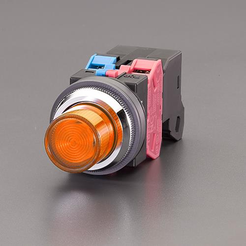 IDEC（アイデック） AC100V 押ボタンスイッチ(LED照光橙) ALN21611DNA