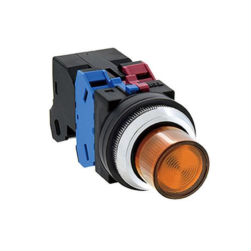 IDEC（アイデック） AC200V 押ボタンスイッチ(LED照光橙) ALN22611DNA