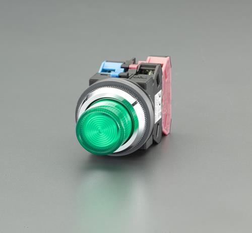 IDEC（アイデック） AC/DC24V 押ボタンスイッチ(LED照光緑) ALN22211DNG