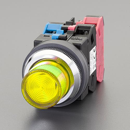 IDEC（アイデック） AC/DC24V 押ボタンスイッチ(LED照光黄) ALN22211DNY
