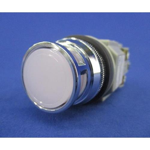 IDEC（アイデック） AC/DC24V 押しﾎﾞﾀﾝｽｲｯﾁ(LED照光ﾌﾙｶﾞｰﾄﾞ/白) ALFN22211DNPW