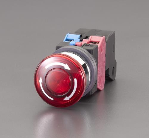 IDEC（アイデック） AC100V 押しﾎﾞﾀﾝｽｲｯﾁ(LED照光大型/赤) AVLN31611DNR