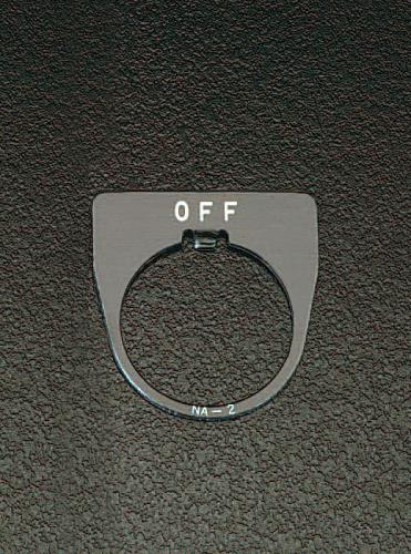 IDEC（アイデック） 30mm 銘板(OFF) NA-2PN10