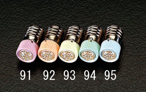ESCO（エスコ） AC/DC100V/E10(22mm) ＬＥＤランプ(ﾚｯﾄﾞ) EA940DE-91