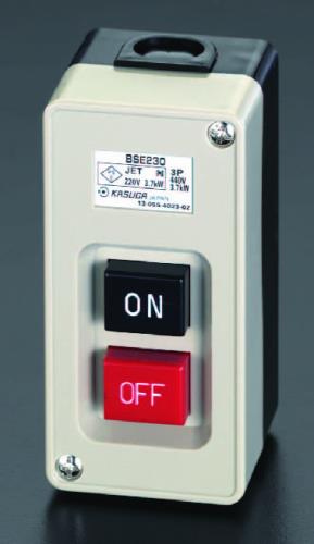 ESCO（エスコ） 30A/3P三相 押ボタン開閉器 EA940DF-52