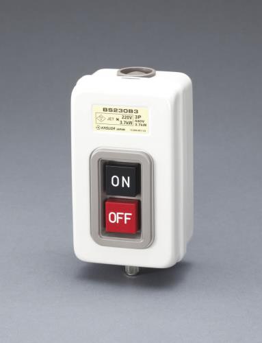 ESCO（エスコ） 10A/3P三相 押しボタン開閉器(鉄製) EA940DF-62