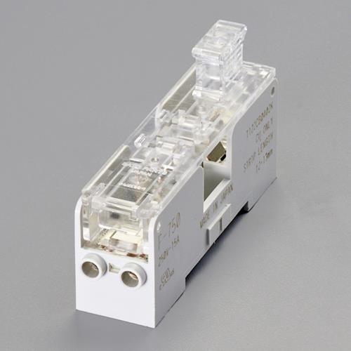 サトーパーツ 250V/15A[6.4x30mm] ﾋｭｰｽﾞﾎﾙﾀﾞｰ(横型連結) F-750