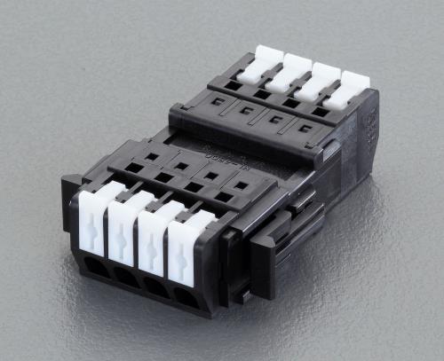 サトーパーツ 4極[DC300V/10A] スクリューレス端子台 SL-4500-AS-4PB